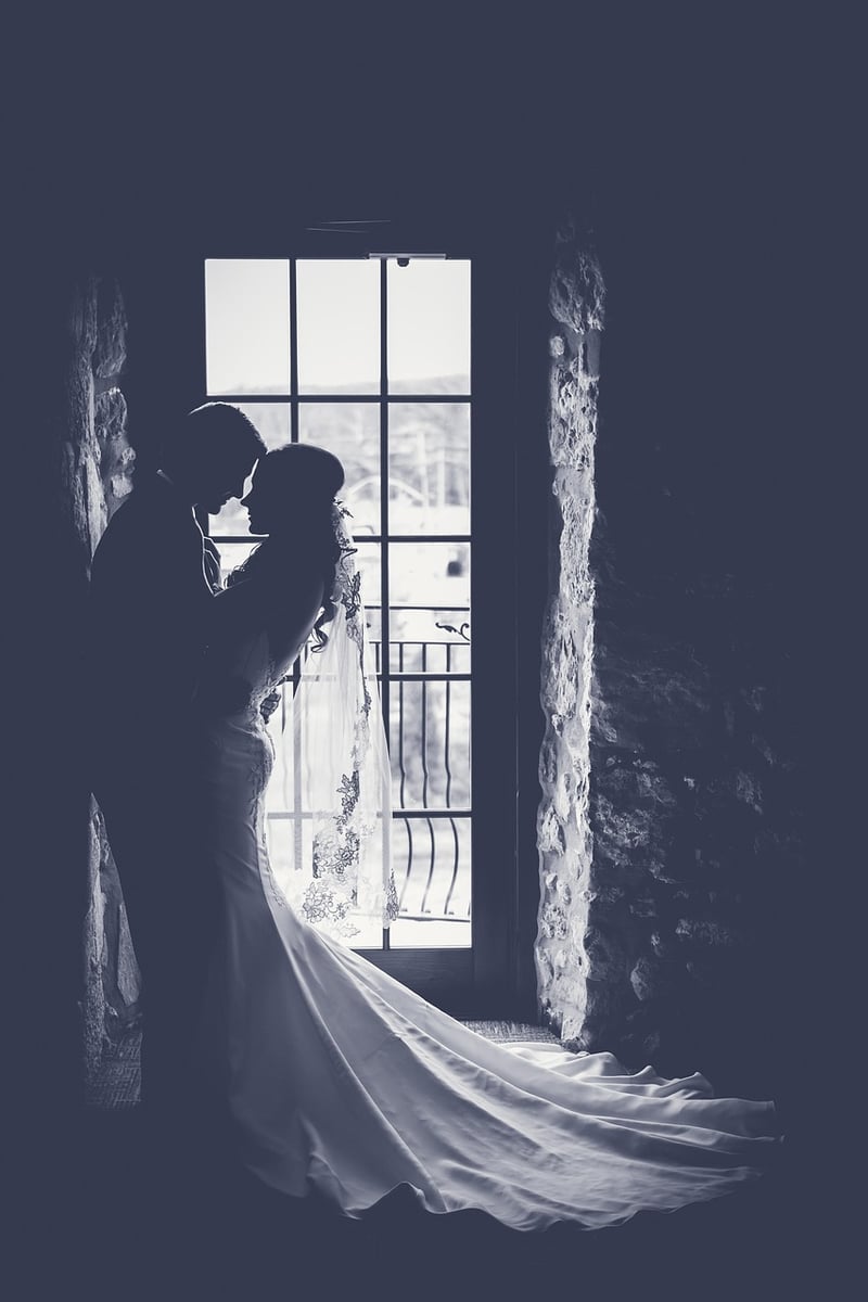 Colorful Wedding Gown